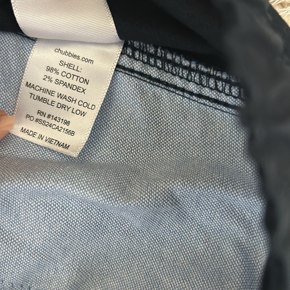 NWT Chubbies The Armadas Originals Stretch Twill 7” Shorts in Navy size XXL - Picture 10 of 10